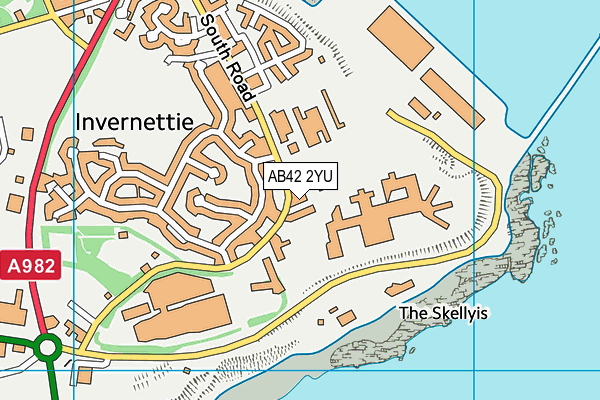 AB42 2YU map - OS VectorMap District (Ordnance Survey) AB42 2YU map - OS VectorMap District (Ordnance Survey)