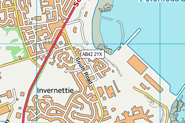 AB42 2YX map - OS VectorMap District (Ordnance Survey) AB42 2YX map - OS VectorMap District (Ordnance Survey)