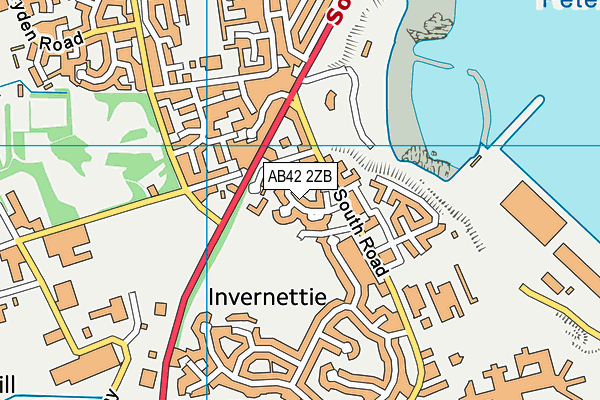 AB42 2ZB map - OS VectorMap District (Ordnance Survey) AB42 2ZB map - OS VectorMap District (Ordnance Survey)