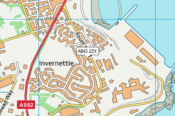 AB42 2ZX map - OS VectorMap District (Ordnance Survey) AB42 2ZX map - OS VectorMap District (Ordnance Survey)