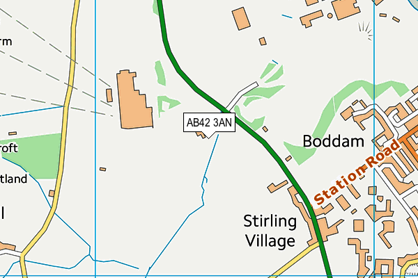 AB42 3AN map - OS VectorMap District (Ordnance Survey) AB42 3AN map - OS VectorMap District (Ordnance Survey)
