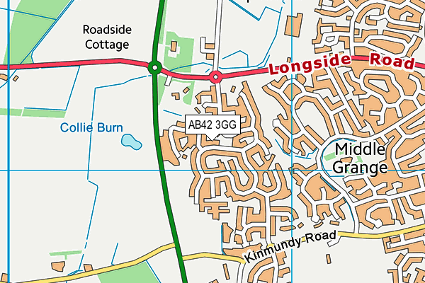 AB42 3GG map - OS VectorMap District (Ordnance Survey) AB42 3GG map - OS VectorMap District (Ordnance Survey)