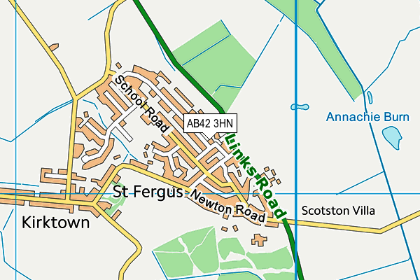 AB42 3HN map - OS VectorMap District (Ordnance Survey) AB42 3HN map - OS VectorMap District (Ordnance Survey)