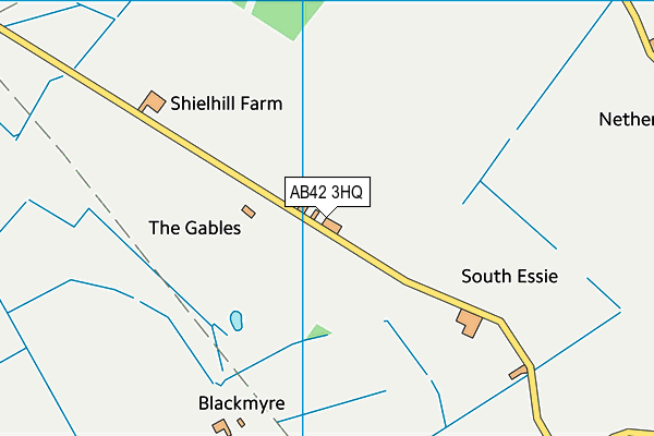 AB42 3HQ map - OS VectorMap District (Ordnance Survey) AB42 3HQ map - OS VectorMap District (Ordnance Survey)