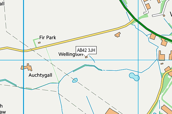 AB42 3JH map - OS VectorMap District (Ordnance Survey) AB42 3JH map - OS VectorMap District (Ordnance Survey)