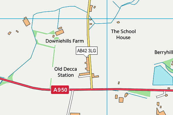 AB42 3LG map - OS VectorMap District (Ordnance Survey) AB42 3LG map - OS VectorMap District (Ordnance Survey)