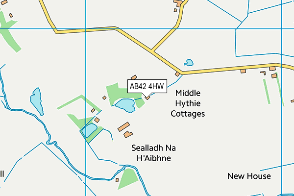 AB42 4HW map - OS VectorMap District (Ordnance Survey) AB42 4HW map - OS VectorMap District (Ordnance Survey)