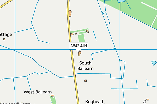 AB42 4JH map - OS VectorMap District (Ordnance Survey) AB42 4JH map - OS VectorMap District (Ordnance Survey)