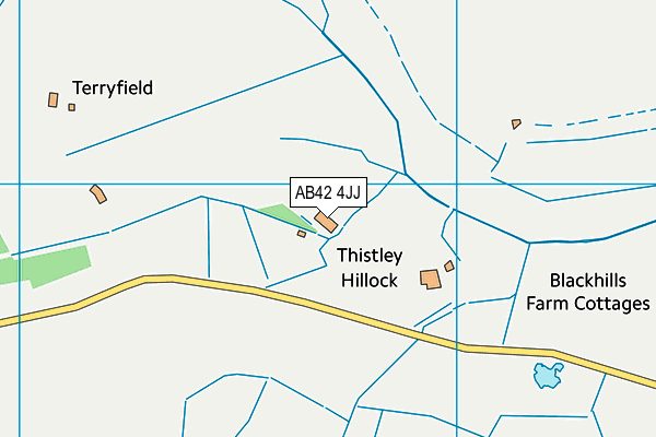 AB42 4JJ map - OS VectorMap District (Ordnance Survey) AB42 4JJ map - OS VectorMap District (Ordnance Survey)