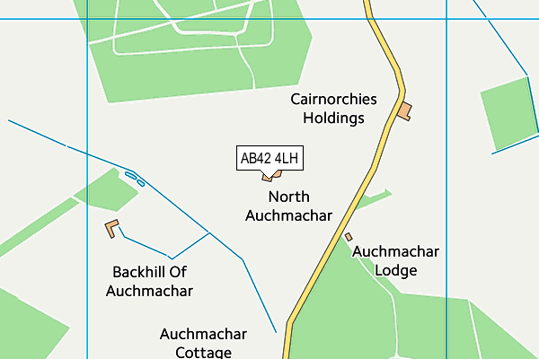 AB42 4LH map - OS VectorMap District (Ordnance Survey) AB42 4LH map - OS VectorMap District (Ordnance Survey)