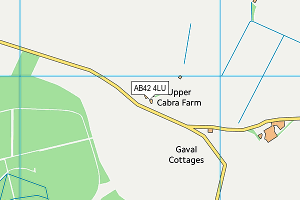 AB42 4LU map - OS VectorMap District (Ordnance Survey) AB42 4LU map - OS VectorMap District (Ordnance Survey)