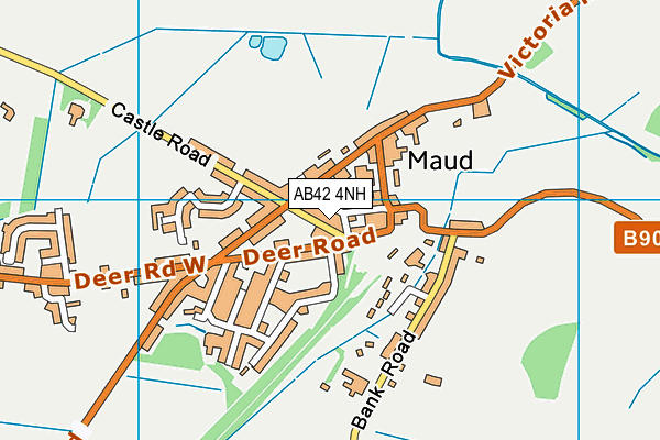 AB42 4NH map - OS VectorMap District (Ordnance Survey) AB42 4NH map - OS VectorMap District (Ordnance Survey)