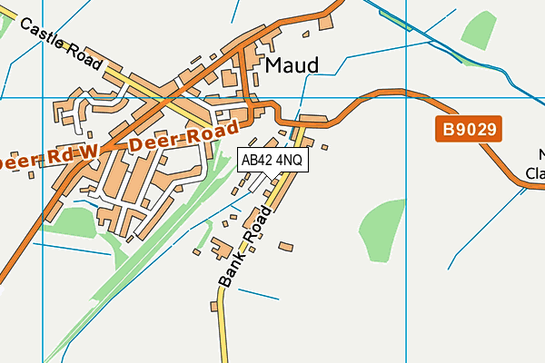 AB42 4NQ map - OS VectorMap District (Ordnance Survey) AB42 4NQ map - OS VectorMap District (Ordnance Survey)