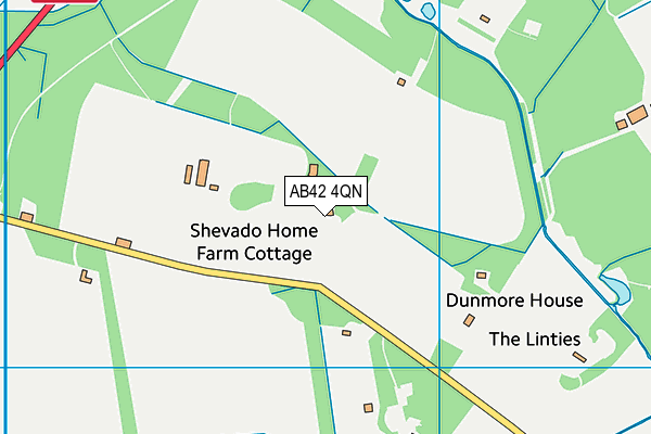 AB42 4QN map - OS VectorMap District (Ordnance Survey) AB42 4QN map - OS VectorMap District (Ordnance Survey)