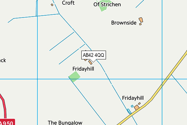 AB42 4QQ map - OS VectorMap District (Ordnance Survey) AB42 4QQ map - OS VectorMap District (Ordnance Survey)