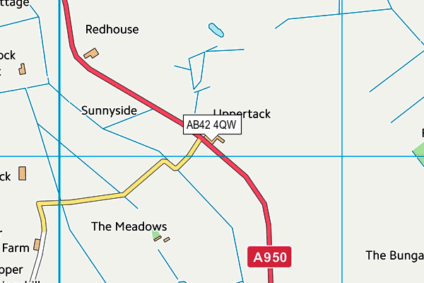 AB42 4QW map - OS VectorMap District (Ordnance Survey) AB42 4QW map - OS VectorMap District (Ordnance Survey)