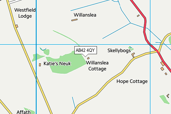 AB42 4QY map - OS VectorMap District (Ordnance Survey) AB42 4QY map - OS VectorMap District (Ordnance Survey)