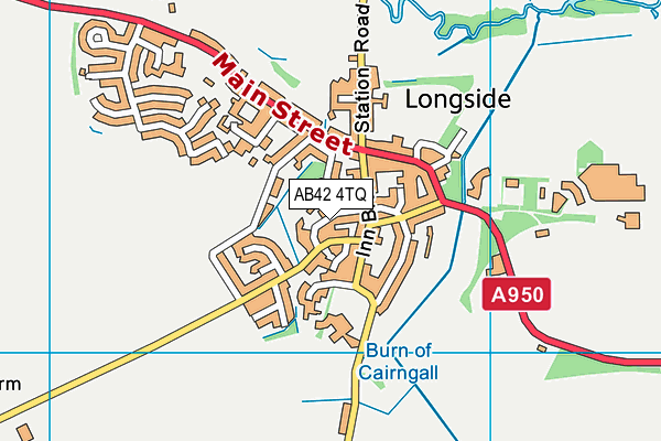 AB42 4TQ map - OS VectorMap District (Ordnance Survey)