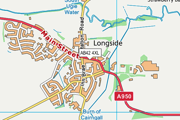 AB42 4XL map - OS VectorMap District (Ordnance Survey) AB42 4XL map - OS VectorMap District (Ordnance Survey)