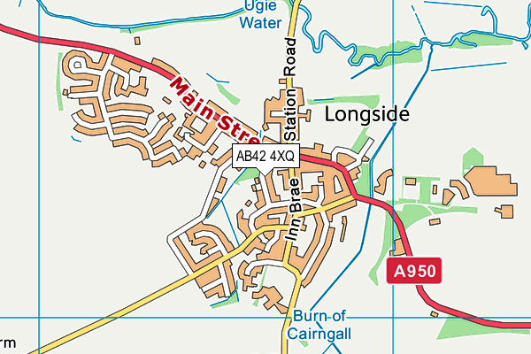 AB42 4XQ map - OS VectorMap District (Ordnance Survey) AB42 4XQ map - OS VectorMap District (Ordnance Survey)