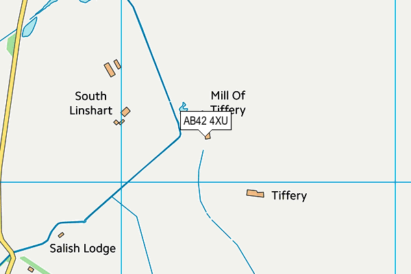 AB42 4XU map - OS VectorMap District (Ordnance Survey) AB42 4XU map - OS VectorMap District (Ordnance Survey)