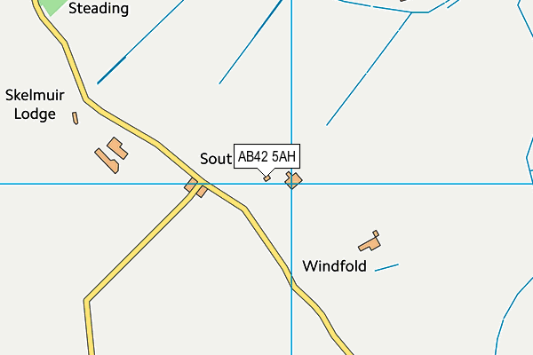 AB42 5AH map - OS VectorMap District (Ordnance Survey) AB42 5AH map - OS VectorMap District (Ordnance Survey)