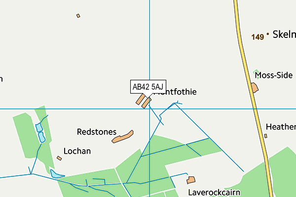 AB42 5AJ map - OS VectorMap District (Ordnance Survey) AB42 5AJ map - OS VectorMap District (Ordnance Survey)