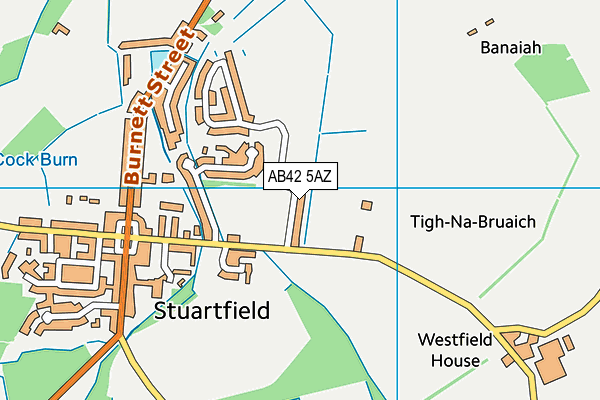 AB42 5AZ map - OS VectorMap District (Ordnance Survey) AB42 5AZ map - OS VectorMap District (Ordnance Survey)