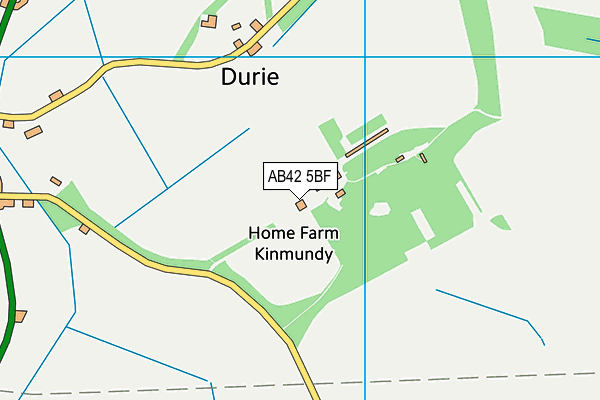 AB42 5BF map - OS VectorMap District (Ordnance Survey) AB42 5BF map - OS VectorMap District (Ordnance Survey)