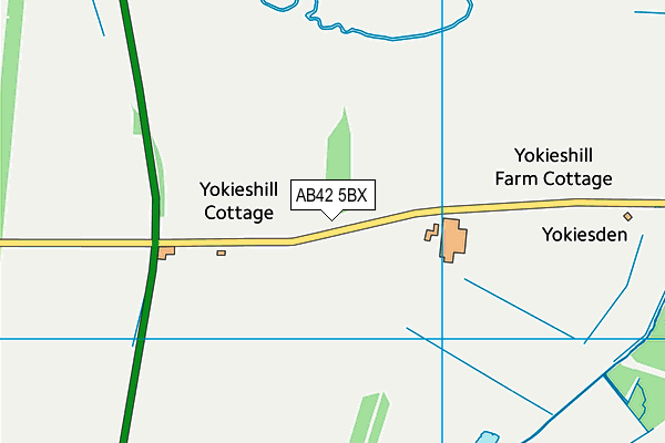AB42 5BX map - OS VectorMap District (Ordnance Survey) AB42 5BX map - OS VectorMap District (Ordnance Survey)