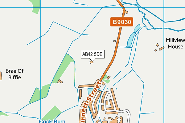 AB42 5DE map - OS VectorMap District (Ordnance Survey) AB42 5DE map - OS VectorMap District (Ordnance Survey)