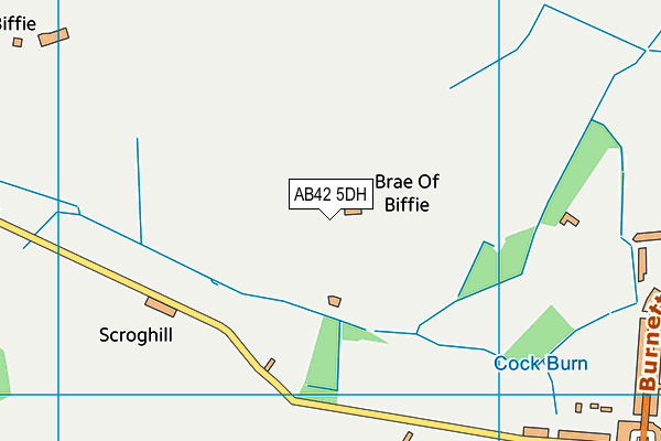 AB42 5DH map - OS VectorMap District (Ordnance Survey) AB42 5DH map - OS VectorMap District (Ordnance Survey)