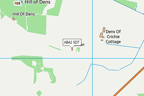 AB42 5DT map - OS VectorMap District (Ordnance Survey) AB42 5DT map - OS VectorMap District (Ordnance Survey)