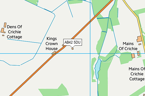 AB42 5DU map - OS VectorMap District (Ordnance Survey) AB42 5DU map - OS VectorMap District (Ordnance Survey)