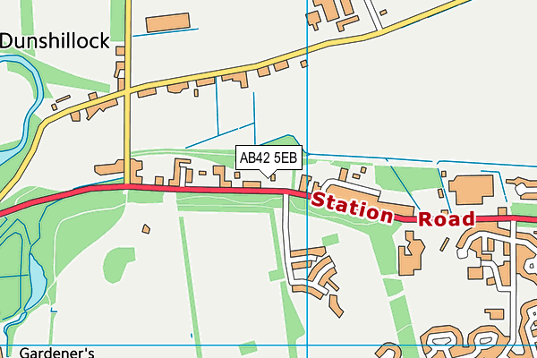 AB42 5EB map - OS VectorMap District (Ordnance Survey) AB42 5EB map - OS VectorMap District (Ordnance Survey)