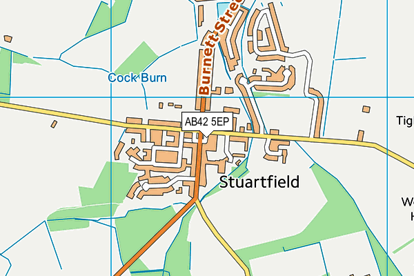 AB42 5EP map - OS VectorMap District (Ordnance Survey) AB42 5EP map - OS VectorMap District (Ordnance Survey)