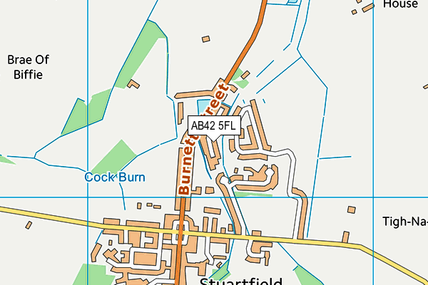 AB42 5FL map - OS VectorMap District (Ordnance Survey) AB42 5FL map - OS VectorMap District (Ordnance Survey)