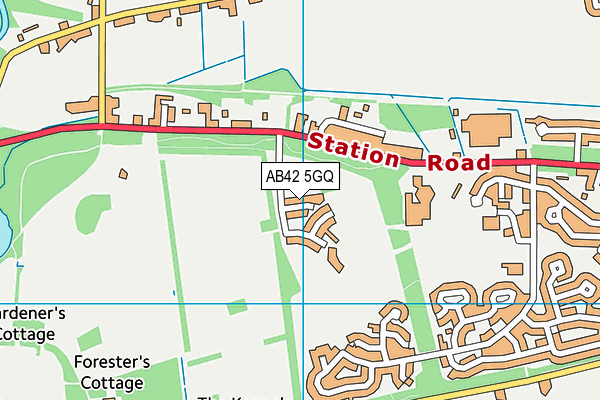 AB42 5GQ map - OS VectorMap District (Ordnance Survey) AB42 5GQ map - OS VectorMap District (Ordnance Survey)