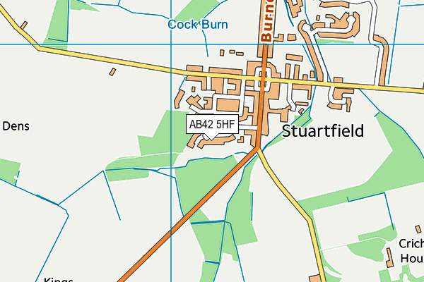 AB42 5HF map - OS VectorMap District (Ordnance Survey) AB42 5HF map - OS VectorMap District (Ordnance Survey)