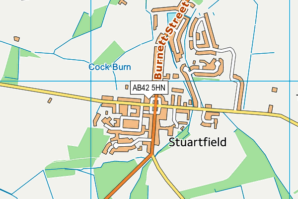 AB42 5HN map - OS VectorMap District (Ordnance Survey) AB42 5HN map - OS VectorMap District (Ordnance Survey)