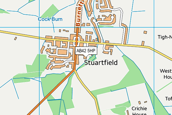 AB42 5HP map - OS VectorMap District (Ordnance Survey) AB42 5HP map - OS VectorMap District (Ordnance Survey)