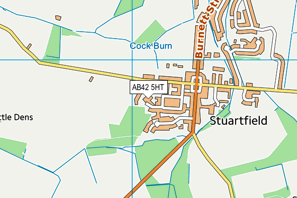 AB42 5HT map - OS VectorMap District (Ordnance Survey) AB42 5HT map - OS VectorMap District (Ordnance Survey)
