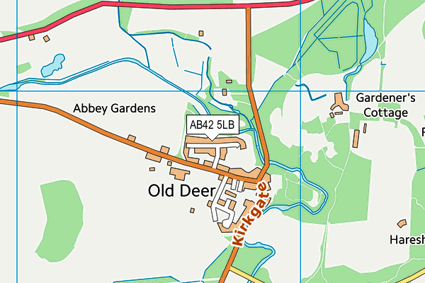 AB42 5LB map - OS VectorMap District (Ordnance Survey) AB42 5LB map - OS VectorMap District (Ordnance Survey)