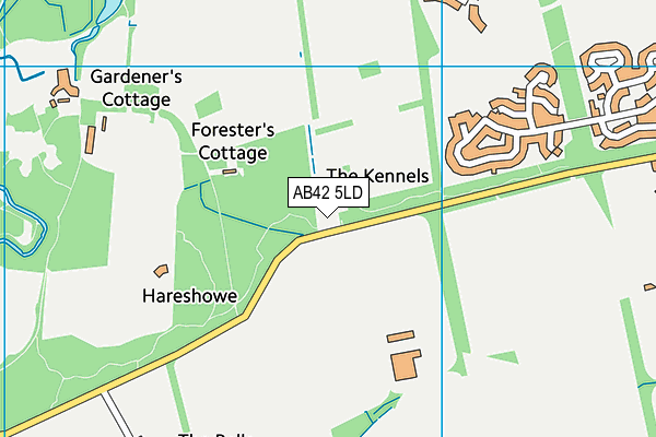 AB42 5LD map - OS VectorMap District (Ordnance Survey) AB42 5LD map - OS VectorMap District (Ordnance Survey)