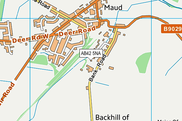 AB42 5NA map - OS VectorMap District (Ordnance Survey) AB42 5NA map - OS VectorMap District (Ordnance Survey)