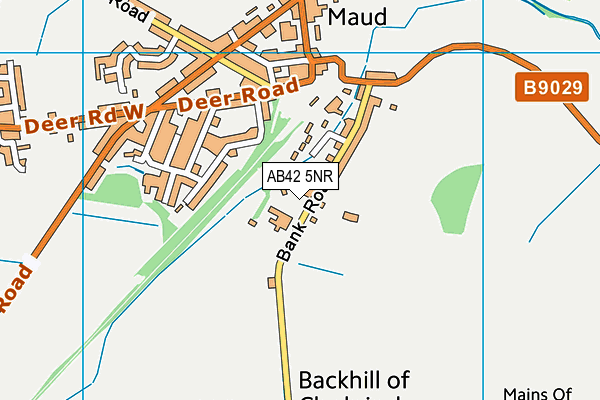AB42 5NR map - OS VectorMap District (Ordnance Survey) AB42 5NR map - OS VectorMap District (Ordnance Survey)