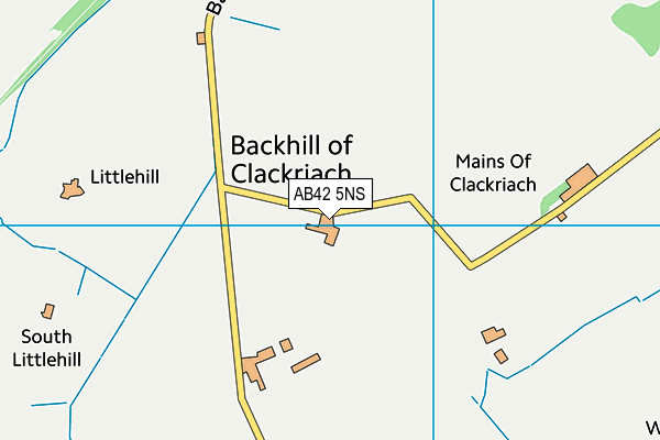 AB42 5NS map - OS VectorMap District (Ordnance Survey) AB42 5NS map - OS VectorMap District (Ordnance Survey)