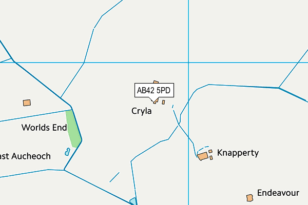 AB42 5PD map - OS VectorMap District (Ordnance Survey) AB42 5PD map - OS VectorMap District (Ordnance Survey)