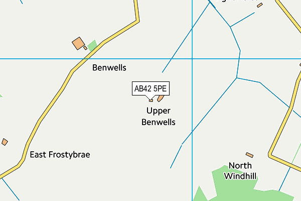AB42 5PE map - OS VectorMap District (Ordnance Survey) AB42 5PE map - OS VectorMap District (Ordnance Survey)