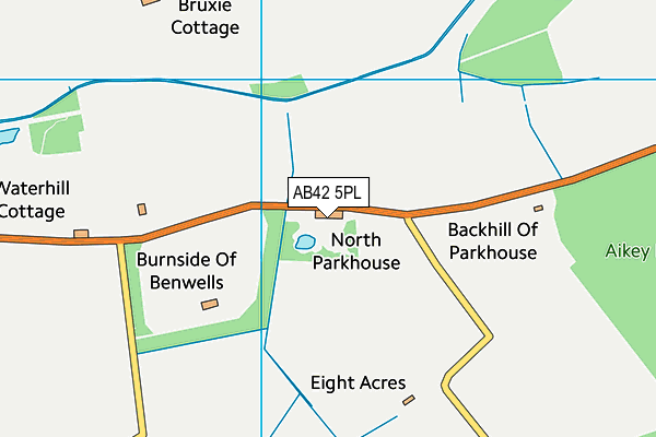 AB42 5PL map - OS VectorMap District (Ordnance Survey) AB42 5PL map - OS VectorMap District (Ordnance Survey)
